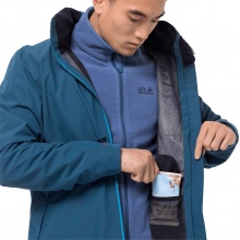 Jack Wolfskin All-Season Jacket Evandale (Hardshell, Hood, Rain- Weather Protection) cobalt blue Men